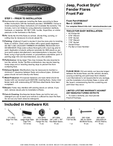 Installation Manual
